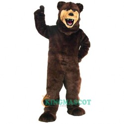 Grizzly Bear Uniform, Grizzly Bear Mascot Costume
