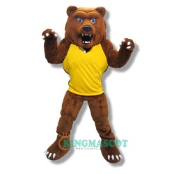 Bear Uniform, School Grizzly Bear Mascot Costume