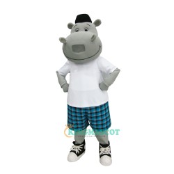 Handsome Hippo Uniform, Handsome Hippo Mascot Costume