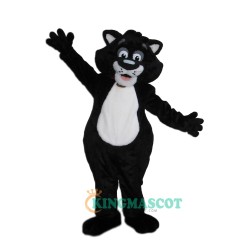 Happy Black Cat Uniform, Happy Black Cat Mascot Costume