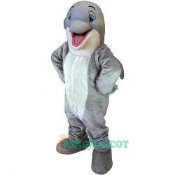 Dolphin Uniform, Happy Dolphin Mascot Costume