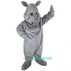 Rhino Uniform, Happy Rhino Mascot Costume