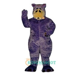 Herbie Hippopotamus Uniform, Herbie Hippopotamus Mascot Costume