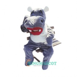 Hillary Hippo Uniform, Hillary Hippo Mascot Costume