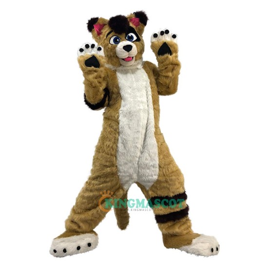 Husky Dog Fox Cartoon Uniform, Husky Dog Fox Cartoon Mascot Costume