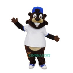 Interesting Beaver Uniform, Interesting Beaver Mascot Costume