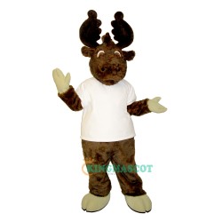 College College Moose Uniform, College College Moose Mascot Costume