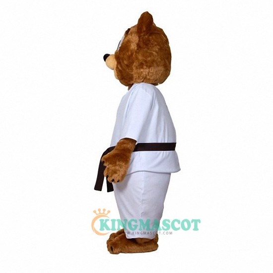Karate bear Uniform, Karate bear Mascot Costume
