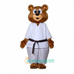 Karate bear Uniform, Karate bear Mascot Costume