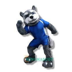 Husky Dog Uniform, College Power Husky Dog Mascot Costume