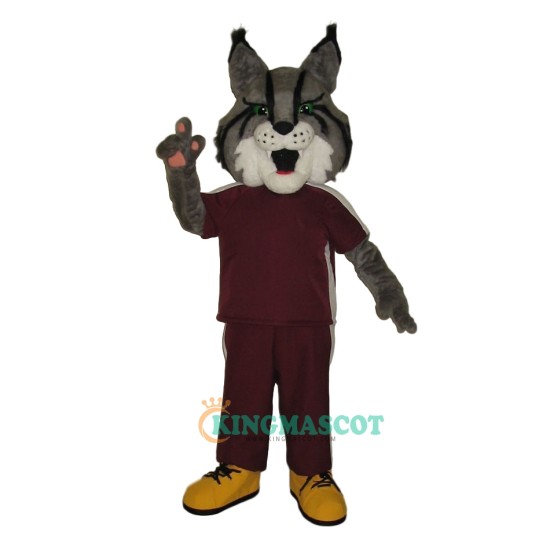Ferocious Bobcat Uniform Free Shipping, Ferocious Bobcat Mascot Costume
