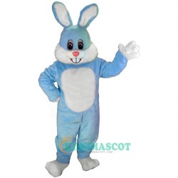 Blue Toon Rabbit Uniform, Light Blue Toon Rabbit Lightweight Mascot Costume