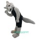 Light gray moving Leopard Uniform, Light gray moving Leopard Mascot Costume