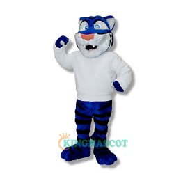 Tiger Uniform , Happy Tiger Mascot Costume High Quality 