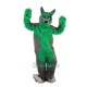 Long Hair Green Wolf Uniform, Long Hair Green Wolf Mascot Costume