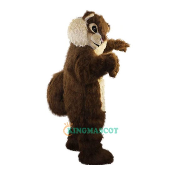 Long-Haired Squirrel Cartoon Uniform, Long-Haired Squirrel Cartoon Mascot Costume