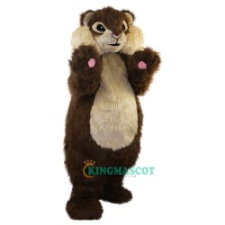 Long-Haired Squirrel Cartoon Uniform, Long-Haired Squirrel Cartoon Mascot Costume