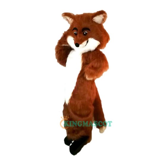 Long Hairy Fox Cartoon Uniform, Long Hairy Fox Cartoon Mascot Costume