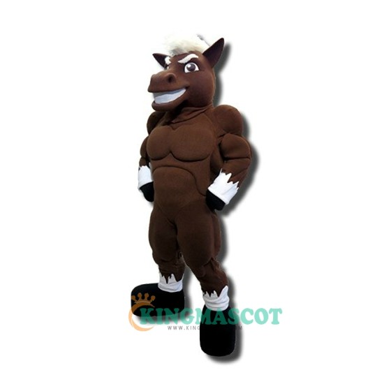 Mustang Uniform, College Cool Power Mustang Mascot Costume