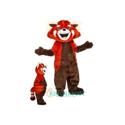 Red panda Uniform, Red panda Mascot Costume