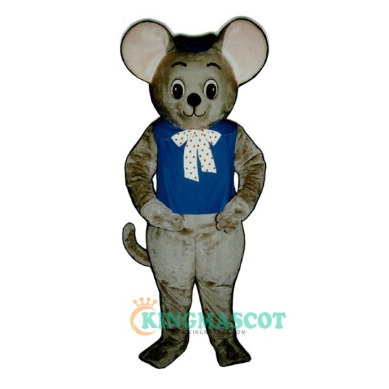 Maxi Mouse With Vest And Hat Uniform, Maxi Mouse With Vest And Hat Mascot Costume