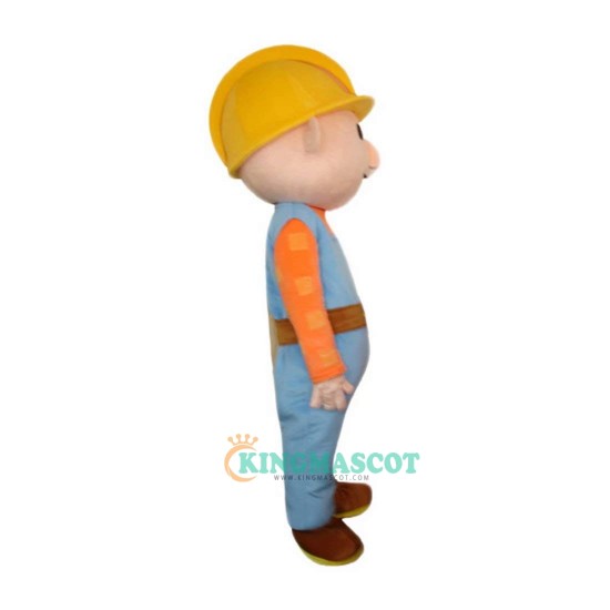 Miner Coalman Cartoon Uniform, Miner Coalman Cartoon Mascot Costume