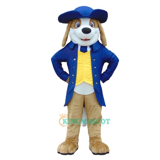 Minute Man Beagle Uniform, Minute Man Beagle Mascot Costume