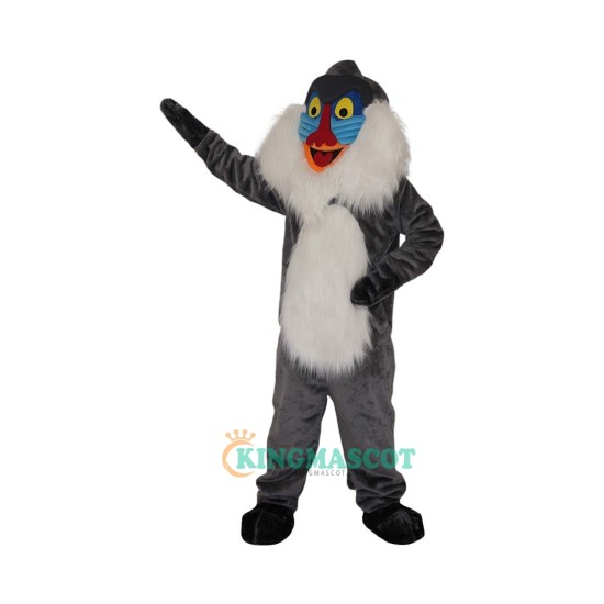 Monkey Simian Ape Cartoon Uniform, Monkey Simian Ape Cartoon Mascot Costume