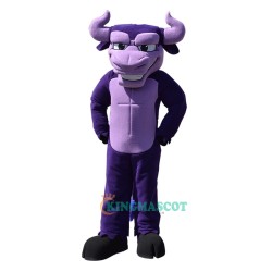 Monta Vista Hs Purple Bull Uniform, Monta Vista Hs Purple Bull Mascot Costume