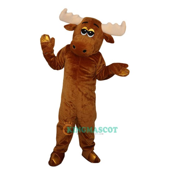 Moose Elk Wapiti Deer Cartoon Uniform, Moose Elk Wapiti Deer Cartoon Mascot Costume