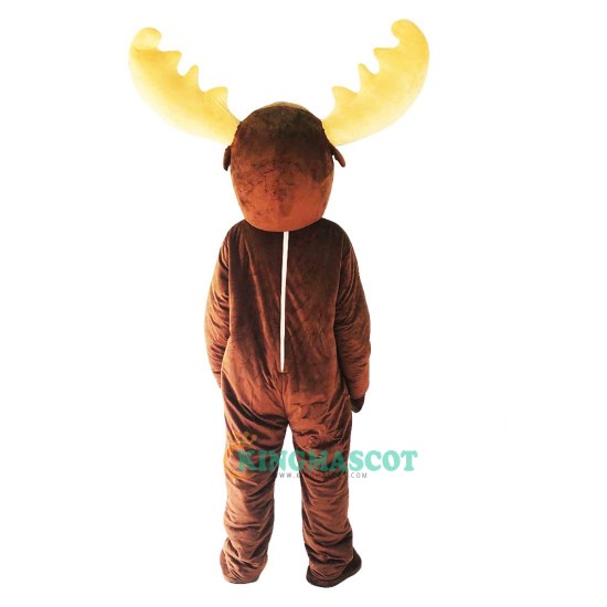 Moose Elk Wapiti Horned Deer Cartoon Uniform, Moose Elk Wapiti Horned Deer Cartoon Mascot Costume