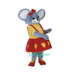 Gray Mouse Uniform, Gray Mouse Mascot Costume