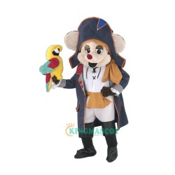 Mouse Uniform pirate, Mouse Mascot Costume pirate