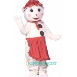 Mrs. Snowman Uniform, Mrs. Snowman Mascot Costume