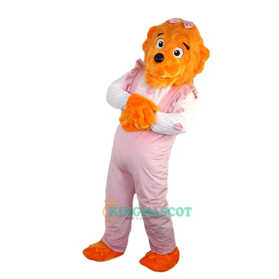 Ms. Orange Bear Uniform, Ms. Orange Bear Mascot Costume