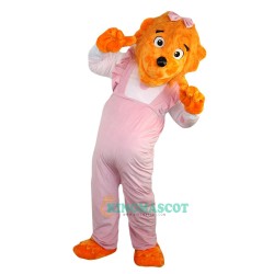 Ms. Orange Bear Uniform, Ms. Orange Bear Mascot Costume