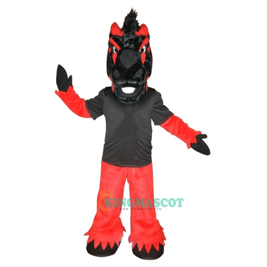 Mundelein Hs Mustang Horse Uniform, Mundelein Hs Mustang Horse Mascot Costume