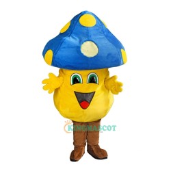 Cute Happy Mushroom Uniform, Cute Happy Mushroom Mascot Costume