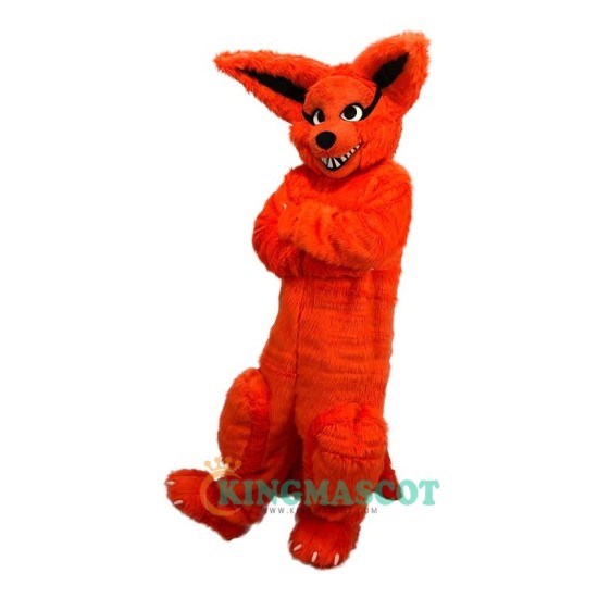 Nine-tailed fox dog Cartoon Uniform, Nine-tailed fox dog Cartoon Mascot Costume