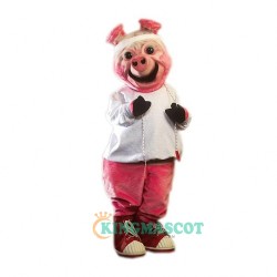Ollie Oink Pig Uniform, Ollie Oink Pig Mascot Costume