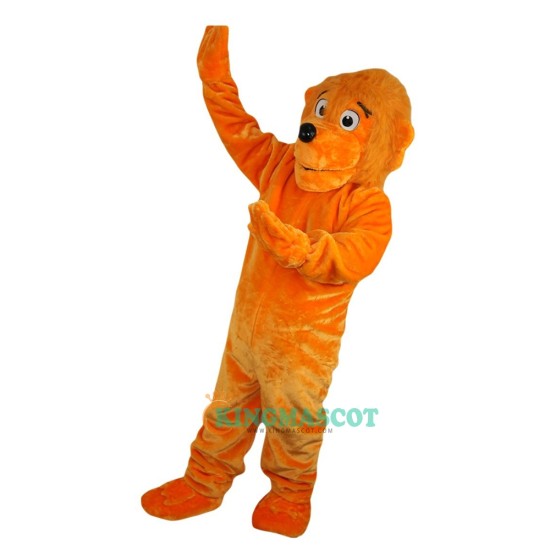 Orange Bear Uniform, Orange Bear Mascot Costume