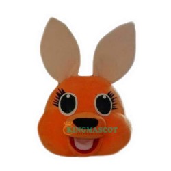 Orange Kangaroo Cartoon Uniform, Orange Kangaroo Cartoon Mascot Costume