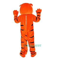 Orange Tiger Cartoon Uniform, Orange Tiger Cartoon Mascot Costume