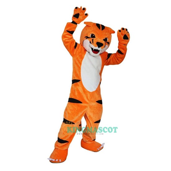 Orange Tiger Cartoon Uniform, Orange Tiger Cartoon Mascot Costume