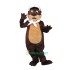 Cute Handsome Otter Uniform, Cute Handsome Otter Mascot Costume