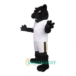 College Black Panther Uniform, College Black Panther Mascot Costume