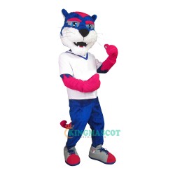 College Color Panther Uniform, College Color Panther Mascot Costume