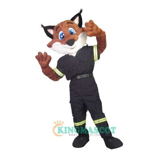 Paramedic Fox Uniform, Paramedic Fox Mascot Costume