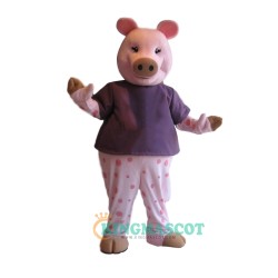 Cute Charming Pink Pig Uniform, Cute Charming Pink Pig Mascot Costume