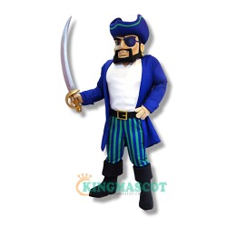Pirate Uniform, College Handsome Pirate Mascot Costume